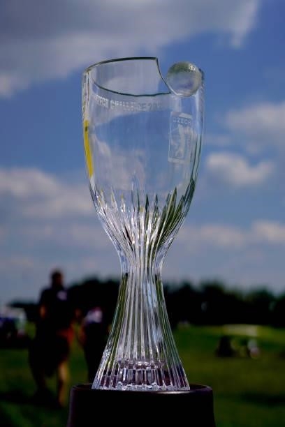The challenge tour trophy seen during Day Four of the D+D REAL Czech Challenge at Golf & Spa Kuneticka Hora on June 06, 2021 in Dritec, Hradec...
