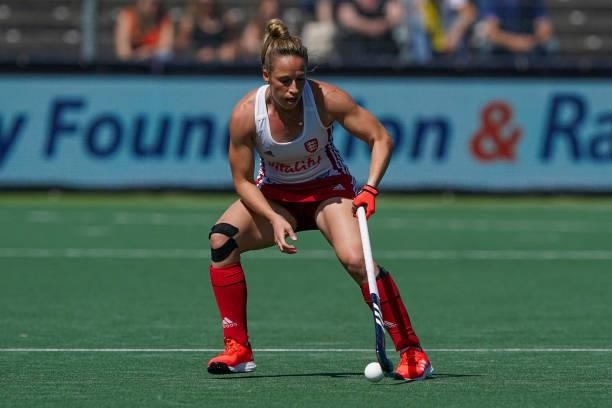Susannah Townsend of England during the Euro Hockey Championships match between England and Italy at Wagener Stadion on June 6, 2021 in Amstelveen,...