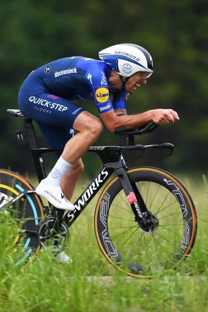 Mattia Cattaneo of Italy and Team Deceuninck - Quick-Step during the 84th Tour de Suisse 2021, Stage 1 a 10,9km Individual Time Trial from Frauenfeld...