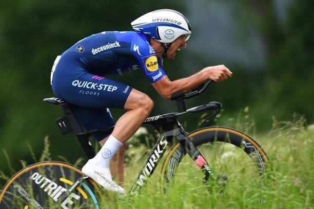 Mattia Cattaneo of Italy and Team Deceuninck - Quick-Step during the 84th Tour de Suisse 2021, Stage 1 a 10,9km Individual Time Trial from Frauenfeld...