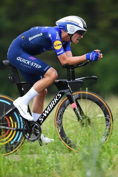 Jannik Steimle of Germany and Team Deceuninck - Quick-Step during the 84th Tour de Suisse 2021, Stage 1 a 10,9km Individual Time Trial from...