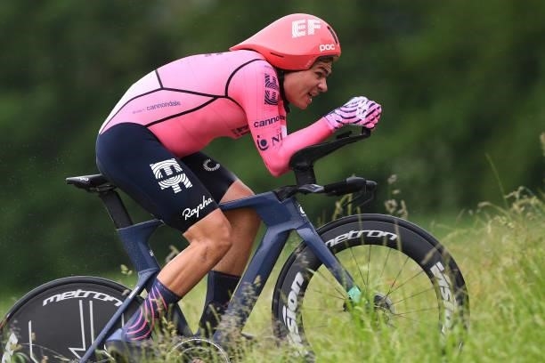 Stefan Bissegger of Switzerland and Team EF Education - Nippo during the 84th Tour de Suisse 2021, Stage 1 a 10,9km Individual Time Trial from...