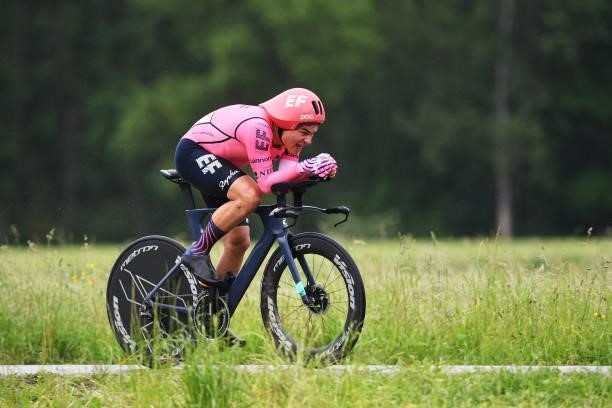Stefan Bissegger of Switzerland and Team EF Education - Nippo during the 84th Tour de Suisse 2021, Stage 1 a 10,9km Individual Time Trial from...