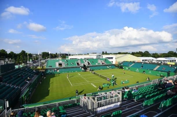 General view of play during day 2 of the Viking Open at Nottingham Tennis Centre on June 06, 2021 in Nottingham, England.