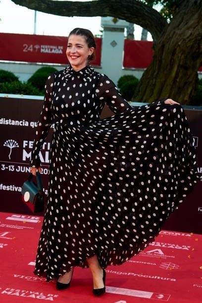Nora Navas attends 'Live is Life' premiere during the 24th Malaga Film Festival at the Miramar Theater on June 06, 2021 in Malaga, Spain.