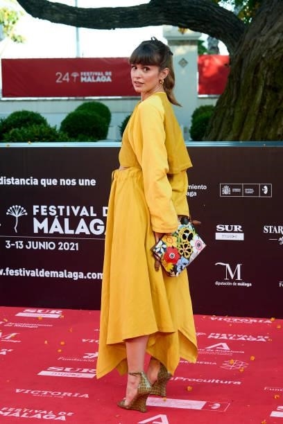 Veronica Echegui attends 'Live is Life' premiere during the 24th Malaga Film Festival at the Miramar Theater on June 06, 2021 in Malaga, Spain.