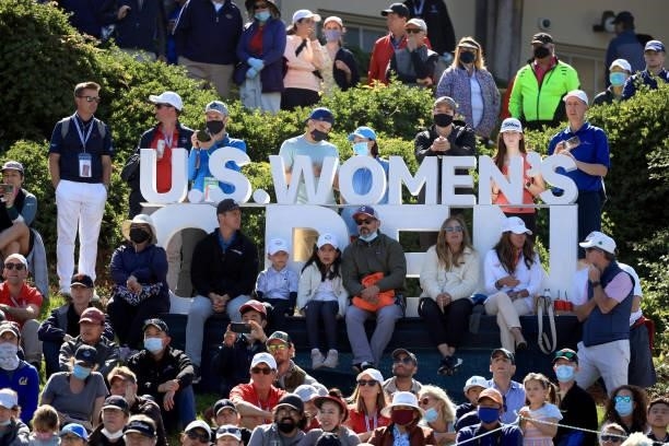 Fans look on during the final round of the 76th U.S. Women's Open Championship at The Olympic Club on June 06, 2021 in San Francisco, California.