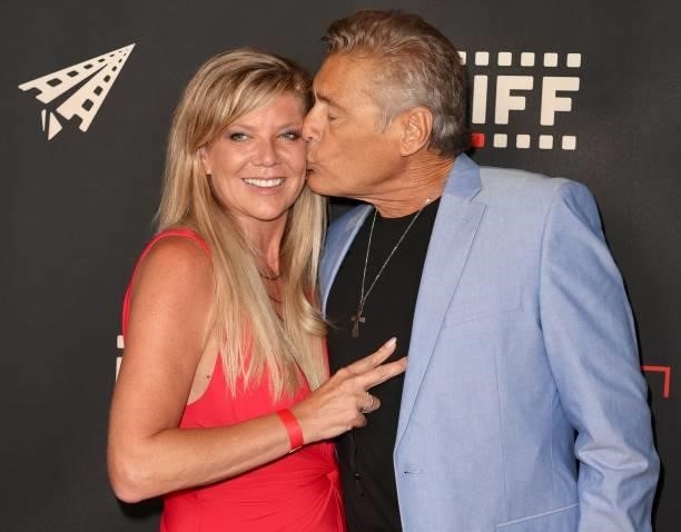 Jennifer Brenon and Steven Bauer attend the closing night premiere of "Women Is Losers" during the 2021 Los Angeles International Latino Film...