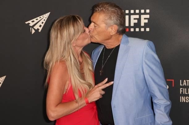 Jennifer Brenon and Steven Bauer attend the closing night premiere of "Women Is Losers" during the 2021 Los Angeles International Latino Film...
