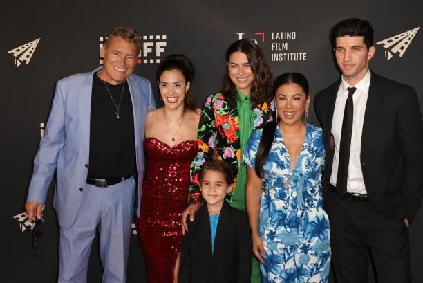 Steven Bauer, Lissette Feliciano, Lincoln Bonilla, Lorenza Izzo, Chrissie Fit and Bryan Craig attend the closing night premiere of "Women Is Losers"...
