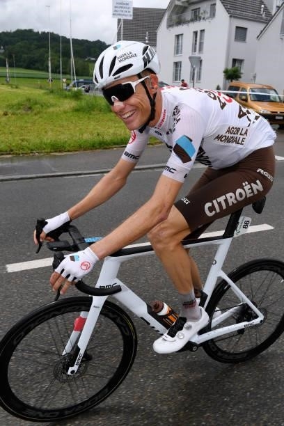 Michael Schär of Switzerland and AG2R Citröen Team during the 84th Tour de Suisse 2021, Stage 2 a 178km stage from Neuhausen am Rheinfall to Lachen /...