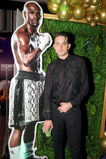 Eazy attends the exhibition boxing match between Floyd Mayweather and Logan Paul at Hard Rock Stadium on June 06, 2021 in Miami Gardens, Florida.