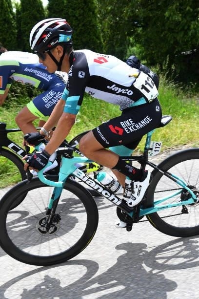 Johan Esteban Chaves Rubio of Colombia and Team BikeExchange during the 84th Tour de Suisse 2021, Stage 2 a 178km stage from Neuhausen am Rheinfall...