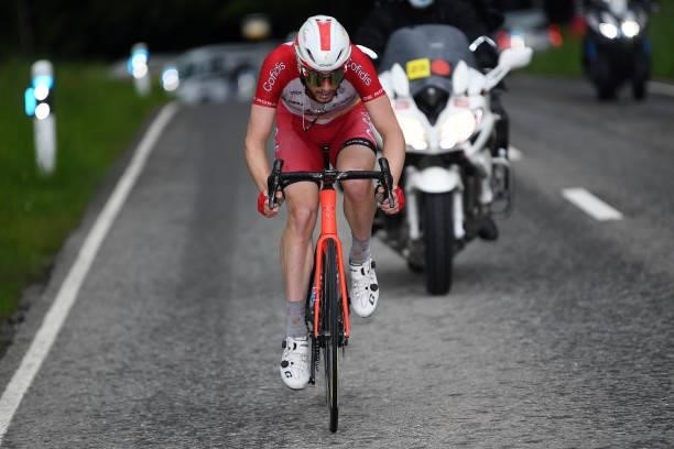 Tom Bohli of Switzerland and Team Cofidis in breakaway during the 84th Tour de Suisse 2021, Stage 2 a 178km stage from Neuhausen am Rheinfall to...