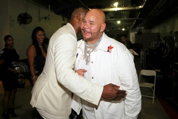Fat Joe attends the exhibition boxing match between Floyd Mayweather and Logan Paul at Hard Rock Stadium on June 06, 2021 in Miami Gardens, Florida.