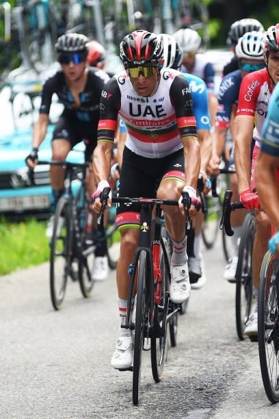 Rui Alberto Faria Da Costa of Portugal and UAE Team Emirates during the 84th Tour de Suisse 2021, Stage 2 a 178km stage from Neuhausen am Rheinfall...
