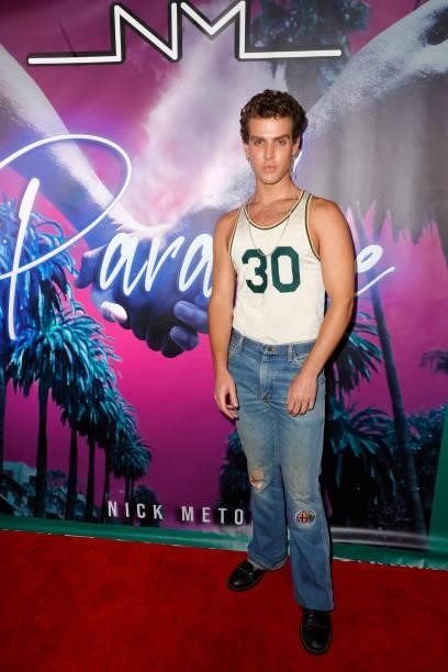 Nick Metos attends the release party for the new song "Paradise