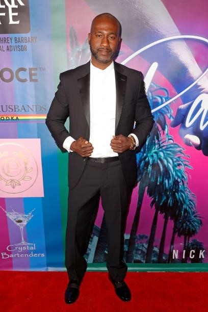 Rudolph Nobles Chozxn attends the release party for the new song "Paradise
