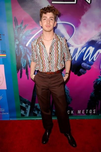 Jacob Shinall attends the release party for the new song "Paradise