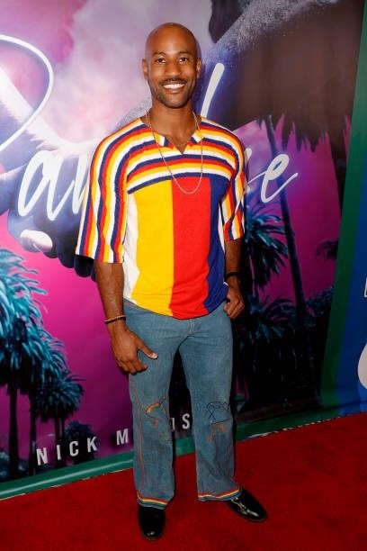 Max McQuirter attends the release party for the new song "Paradise