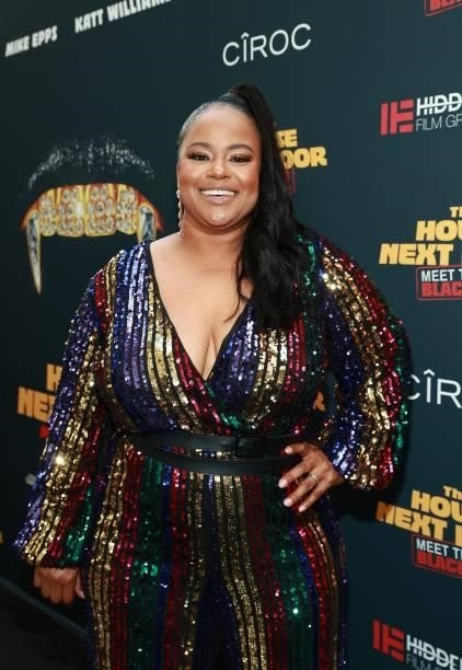 Courtney Nichole attends the premiere of "The House Next Door: Meet The Blacks 2