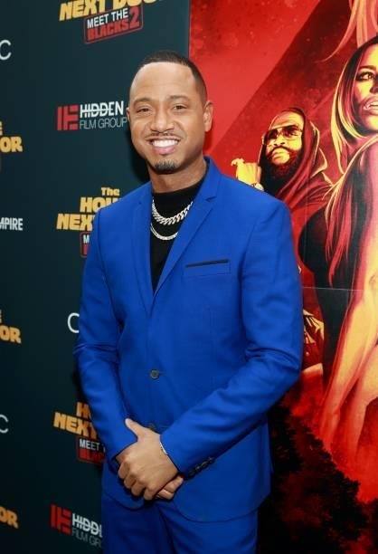 Terrence J attends the premiere of "The House Next Door: Meet The Blacks 2