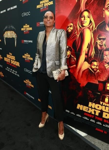 Aisha Tyler attends the premiere of "The House Next Door: Meet The Blacks 2