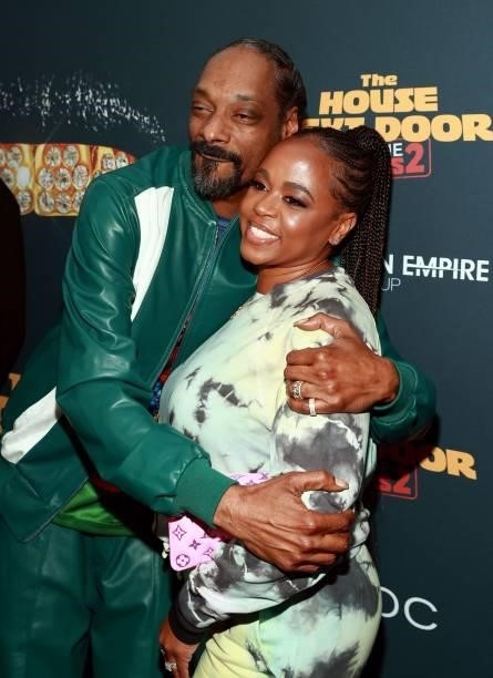 Snoop Dogg and Shante Broadus attend the premiere of "The House Next Door: Meet The Blacks 2