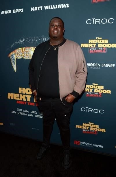 Jarquale Stewart attends the premiere of "The House Next Door: Meet The Blacks 2