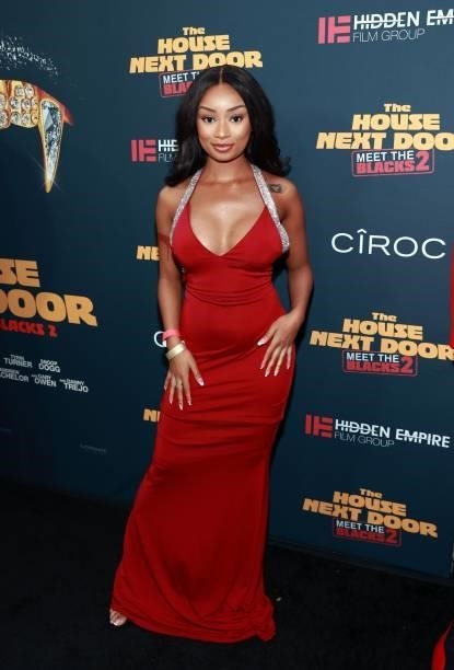 Desiree Mitchell attends the premiere of "The House Next Door: Meet The Blacks 2
