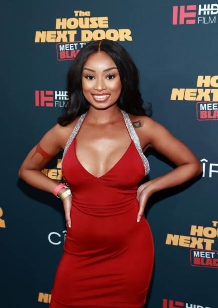 Desiree Mitchell attends the premiere of "The House Next Door: Meet The Blacks 2