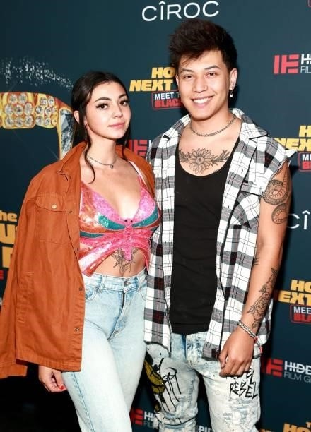 Aliyah Kent and Bryan Duran attend the premiere of "The House Next Door: Meet The Blacks 2