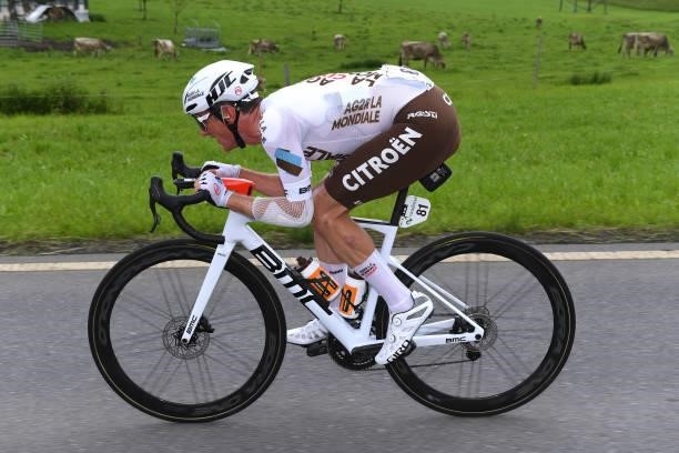 Mathias Frank of Switzerland and AG2R Citröen Team during the 84th Tour de Suisse 2021, Stage 3 a 185km stage from Lachen to Pfaffnau 509m /...