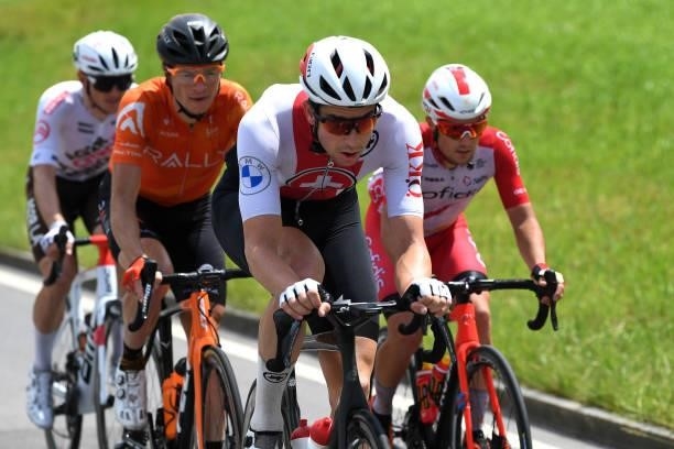 Claudio Imhof of Switzerland and Team Switzerland in the Breakaway during the 84th Tour de Suisse 2021, Stage 3 a 185km stage from Lachen to Pfaffnau...