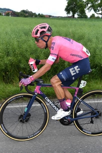 Rigoberto Uran Uran of Colombia and Team EF Education - Nippo during the 84th Tour de Suisse 2021, Stage 3 a 185km stage from Lachen to Pfaffnau 509m...