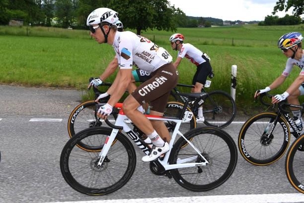 Benoit Cosnefroy of France and AG2R Citröen Team during the 84th Tour de Suisse 2021, Stage 3 a 185km stage from Lachen to Pfaffnau 509m /...