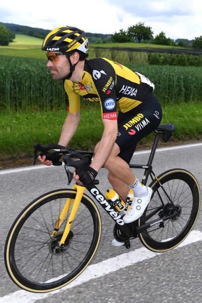 Tom Dumoulin of Netherlands and Team Jumbo - Visma during the 84th Tour de Suisse 2021, Stage 3 a 185km stage from Lachen to Pfaffnau 509m /...