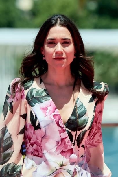 Actress Elena Martinez attends 'Hombre Muerto no Sabe Vivir' photocall during the 24 Malaga Film Festival on June 08, 2021 in Malaga, Spain.