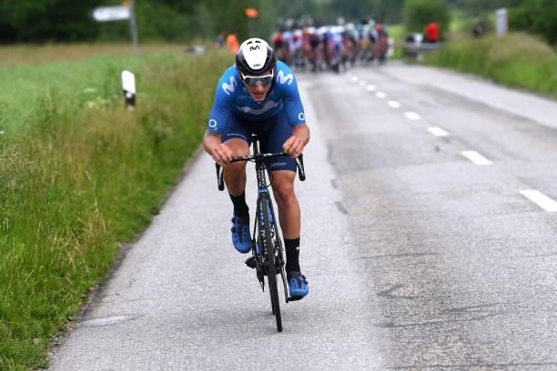 Ivan Garcia Cortina of Spain and Movistar Team during the 84th Tour de Suisse 2021, Stage 3 a 185km stage from Lachen to Pfaffnau 509m /...
