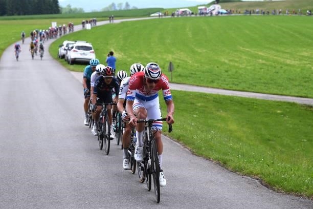 Mathieu Van Der Poel of Netherlands and Team Alpecin-Fenix during the 84th Tour de Suisse 2021, Stage 3 a 185km stage from Lachen to Pfaffnau 509m /...