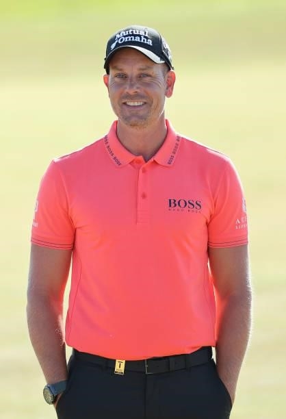 Henrik Stenson of Sweden is pictured ahead of the Scandinavian Mixed Hosted by Henrik and Annika at Vallda Golf & Country Club on June 08, 2021 in...