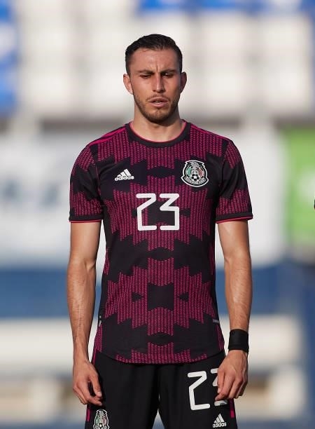 Alejandro Mayorga of Mexico looks on prior to a International Friendly Match between Mexico and Saudi Arabia on June 08, 2021 in Marbella, Spain.