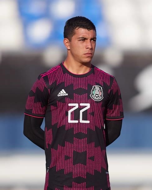 Antonio Mendez of Mexico looks on prior to a International Friendly Match between Mexico and Saudi Arabia on June 08, 2021 in Marbella, Spain.