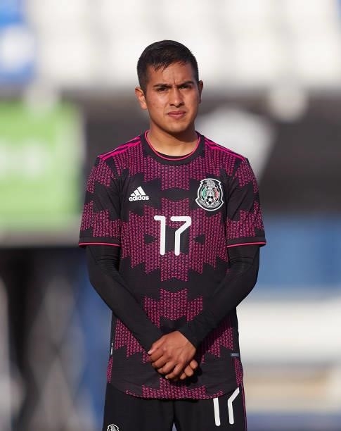 Francisco Cordova of Mexico looks on prior to a International Friendly Match between Mexico and Saudi Arabia on June 08, 2021 in Marbella, Spain.