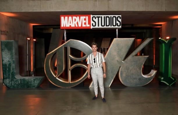Pritchard attends the Special Screening of Marvel Studios' series LOKI on June 08, 2021 in London, England. LOKI will stream exclusively on Disney+...