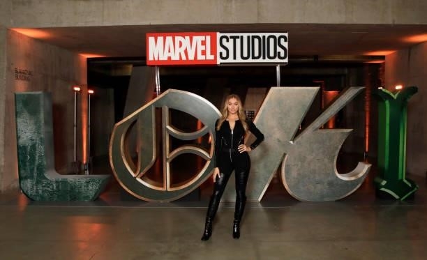 Elz the Witch attends the Special Screening of Marvel Studios' series LOKI on June 08, 2021 in London, England. LOKI will stream exclusively on...