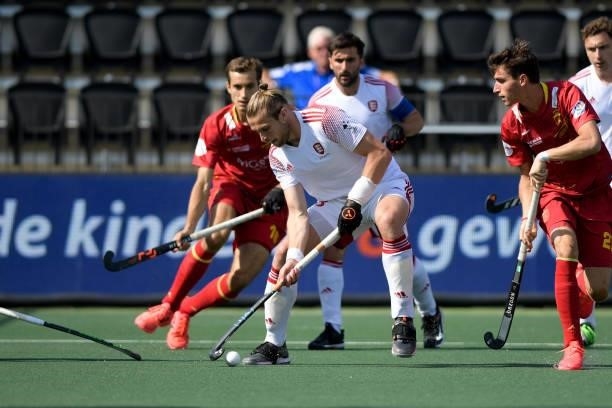 During the Euro Hockey Championships match between Spanje and Engeland at Wagener Stadion on June 8, 2021 in Amstelveen, Netherlands