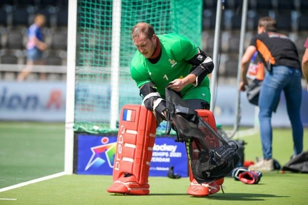 Arthur Thieffry of France during the Euro Hockey Championships match between France and Germany at Wagener Stadion on June 8, 2021 in Amstelveen,...
