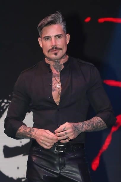 Adrián Cué poses for photos during a press conference at Pepsi Center WTC on June 8, 2021 in Mexico City, Mexico.