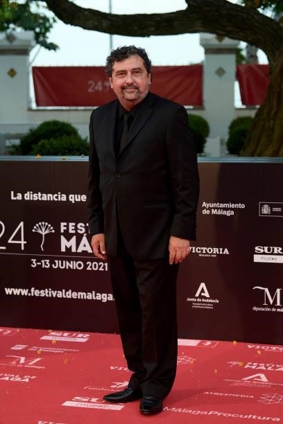 Paco Tous attends '15 Horas' premiere during the 24th Malaga Film Festival at the Miramar Hotel on June 08, 2021 in Malaga, Spain.